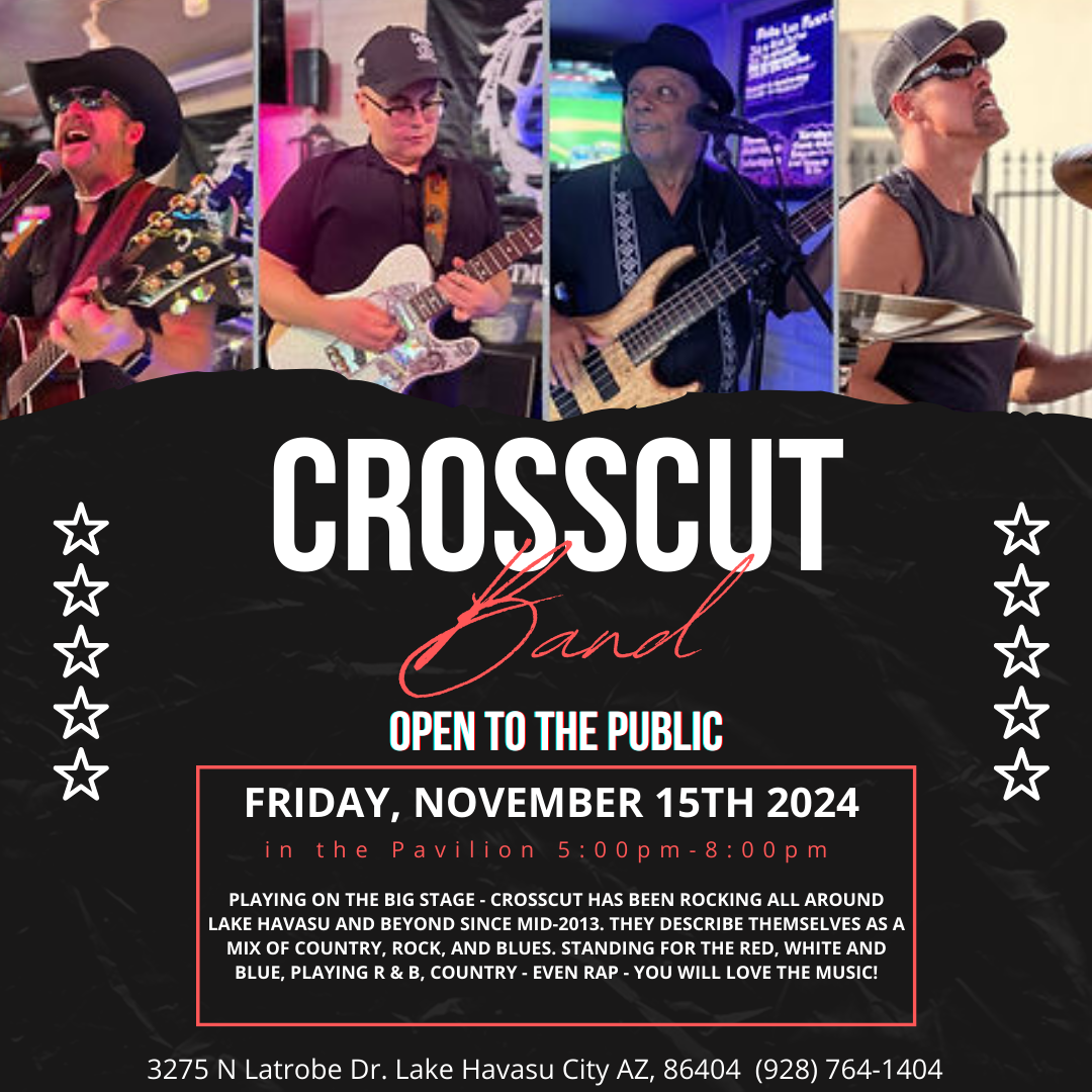 Live Music – Crosscut Band at Iron Wolf Golf and Country Club